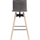 Spin Luxury Wooden Upholstered Barstool